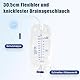Urinbeutel Set, 5 Stück, 1000ml, 30 cm Schlauchlänge, Anti-Reflux-Ventil, Beinbeutel mit Flip-Drain und verstellbaren Stoffbändern (5 Stück 1000ml/cc)