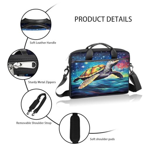 Bolsa para Laptop Estilo Tortuga Marina 15 Pulgadas miniatura 4