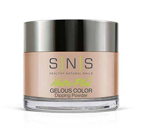 SNS Healthy Natural Nails Gelous Color Dipping Powder No Liquid, No Primer, No UV Light NOS07 1 oz