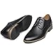 SILENTCARE Men's Oxford Formal Black Dress Shoes Business Comfortable Classic Wingtip Lace Up Shoes