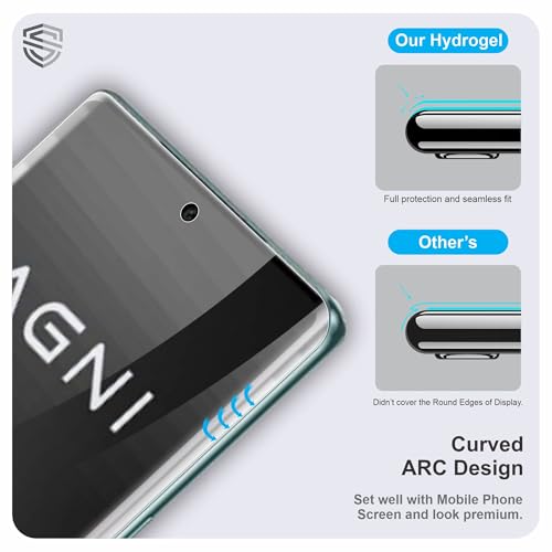 Image of Skyddshield TPU hydrogel Edge to Edge Screen Protector Guard For Lava Agni 2 (6.78 Inch) With Installation Kit | Fingerprint Compatible | Edge to Edge Coverage