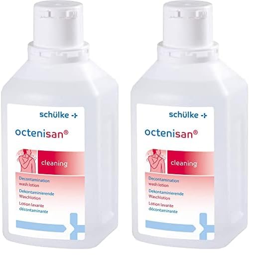 Schulke „Octenisan“, antimikrobielle Waschlotion, 500 ml (Packung mit 2)
