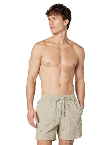 La Mejor Lista de Dkny Men . 39 DKNY - Bañador Ligero de Secado rápido para Hombre, protección UPF 40+, Canela, X-Large