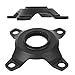 TREETDOBV Motor Bike Gear Adapter, Durable Chain Rings, Chainringss Spider Adapter, 4 Jaw Base Mid Drive Chainrings Spider Support for Bafang M500 G520 M600 M620 G521 M510 M615 M820 G332