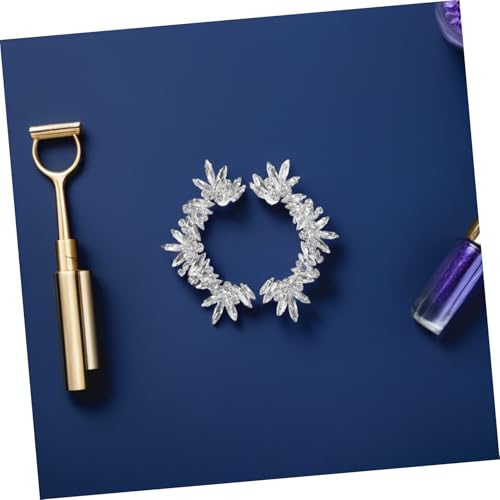 Clips de oreja con rhinestones brillantes el regalo ideal para bodas 5