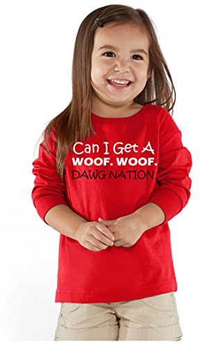 Can I Get A Woof Woof Toddler T Shirt Dawg Nation