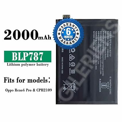 Image of Original BLP787 Battery for Oppo Reno 4 Pro Battery with 6 Month Warranty**** (D60)