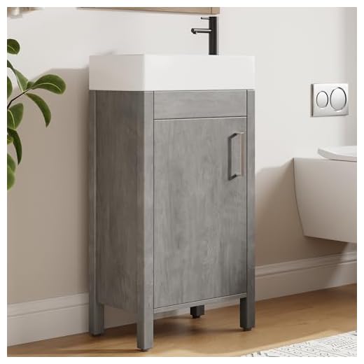 Garvee 16" Bathroom Vanity with Sink