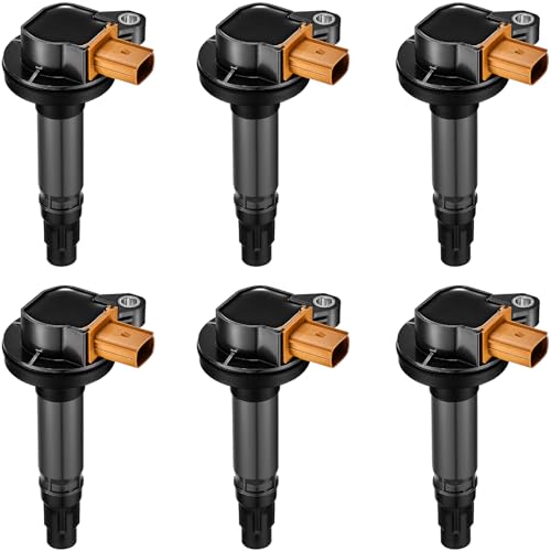 Image of BDFHYK Ignition Coils Pack UF646 Compatible with Ford F150 2011-2016 Explorer Expedition Transit-150 Taurus Flex Lincoln MKS MKT Navigator V6 3.5L Ford Oem Coil Pack Coil for Lincoln DG549 Set of 6