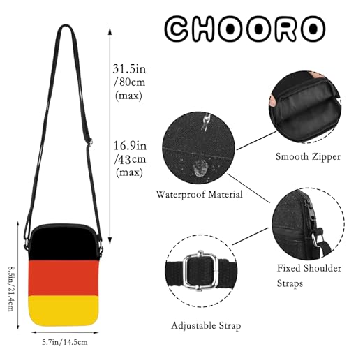 CHOORO Germany Souvenirs Bag German City Gift Germany Traveler Gift German Shoulder Bag2