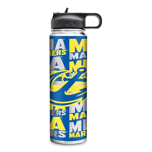 Rico Industries NCAA Maine Maritime Mariners Standard 22oz Stainless Steel Tumbler with Lid - Great For Coffee, Tea, Water or Cocktails
