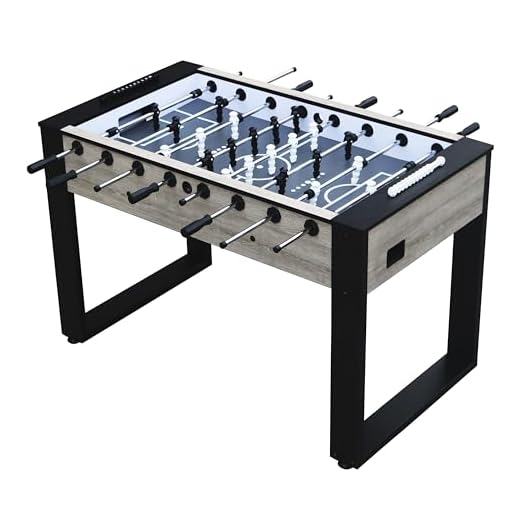 Cougar Panna Pro Futbolín / futbolín Roble con aspecto madera | Futbolín ajustable incl. 4 pelotas y contador de puntos | Futbolín de interior para niños y adultos | Dimensiones : 140x77x88 cm