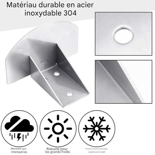 Barras de nieve para techos metálicos que evitan desprendimientos de hielo en apartamentos 8