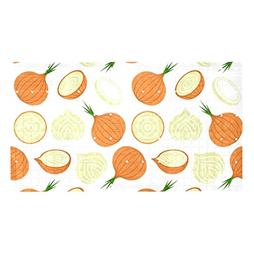Tapis de douche antidérapant avec trous de drainage et ventouses de fixation