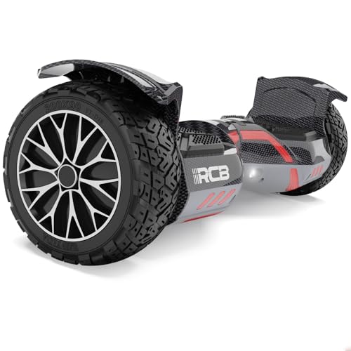RCB 8,5 Zoll Offroad Hoverboard – All-Terrain Hover Boards mit LED-Beleuchtung, 4Ah starker Akku, Dual Motor, Self Balance Scooter für Kinder, Jugendliche & Erwachsene RCB 8,5 Zoll Offroad Hoverboard – All-Terrain Hover Boards mit LED-Beleuchtung, 4Ah starker Akku, Dual Motor, Self Balance Scooter für Kinder, Jugendliche & Erwachsene