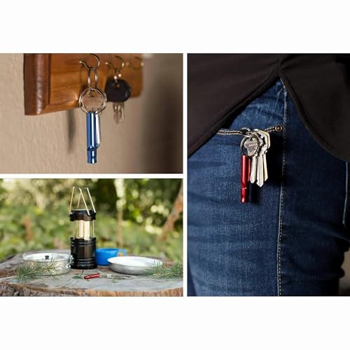 Durable Aluminium Dog Whistle with Keychain