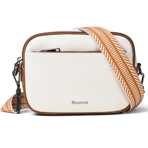 Image of Bluome Small Crossbody Purse for Women, Multi Pocket Travel Purses Crossbody Bag Shoulder Handbags with Adjustable Strap