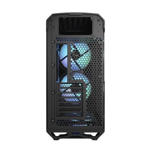 Fractal Design Torrent RGB PC-Gehäuse – Hervorragender Luftstrom mit 2X 180mm & 3X 140mm RGB Lüftern – Gehärtetes Glas… – Ansicht 6