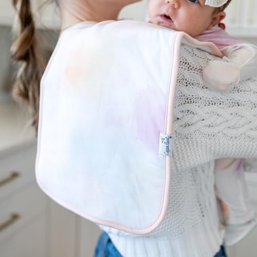 Image of Copper Pearl Premium Baby Burp Cloths - 3-Pack Large Cotton Burp Cloths, Extra Soft Spit Up Rags with 3 Absorbent Layers, Perfect for Baby Boy and Baby Girl Gifts