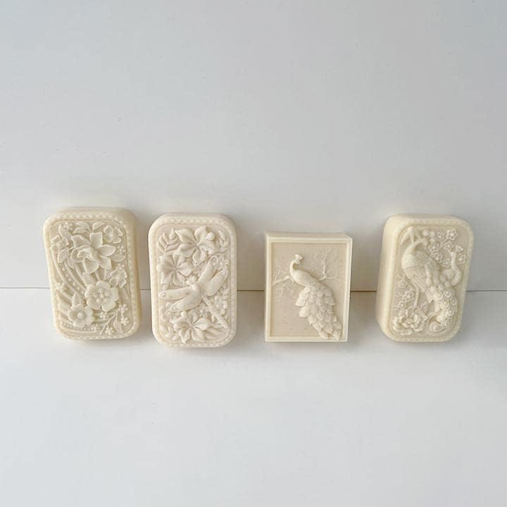 Miniatura 3 de Moldes de jabón de silicona Moldes de fabricación de jabón Moldes de vela Moldes de silicona Diseño de flores