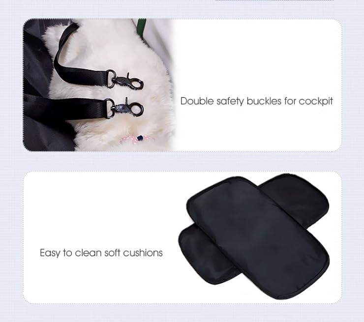 Carro para perros con cesta para evitar cargar mascotas cansadas 5