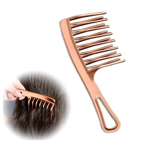 Peine de Dientes Anchos para Cabello Rizado Detangling miniatura 1