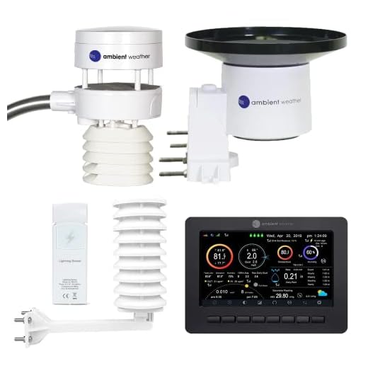 Ambient Weather WS-5000 Storm Bundle - Ultrasonic Smart Weather Station for Storm Monitoring w/WiFi Remote Monitoring and Alerts