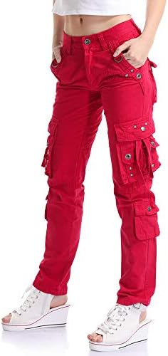 Women's Casual Straight Military Multi 