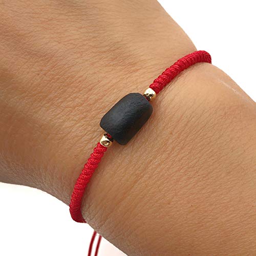 Red String Protection Bracelet for Women Against Evil Eye Genuine Jet Stone Azabache Contra el Mal de Ojo4