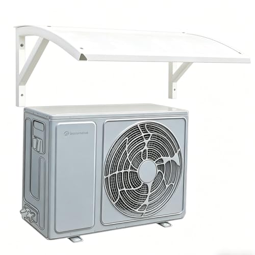 36.2in Air Conditioner Cover Awning, Mini Split Cover Sun Shade for Outside Units Protection, Patio AC Compressor Awning Canopy, UV Rain Snow Protection Sheet for Condenser Compressor Heat Pump