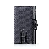 𝗦𝗣𝗔𝗥𝗘 𝗭𝗘𝗜𝗧 𝗔𝗡 𝗗𝗘𝗥 𝗞𝗔𝗦𝗦𝗘: Durch den Schnellkarten-Mechanismus hast Du in unter einer Sekunde Deine Karten griffbereit. Dabei werden Deine Karten gefächert raus geschoben, dass Du jede Karte einfach entnehmen kannst.