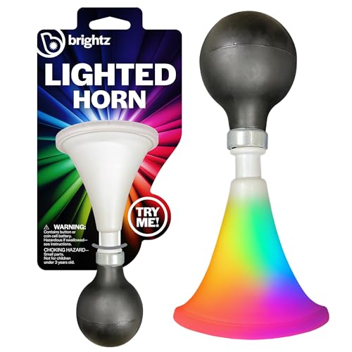 Brightz Bocina para Bicicleta LED Cambia Color, Bocina Suave para Niños