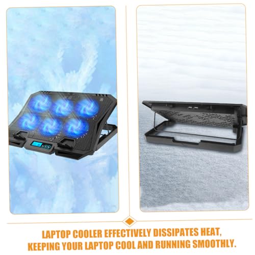 Base para portátil con ventilador de enfriamiento 15.6 pulgadas miniatura 4