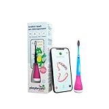 Playbrush Smart, smarte Handzahnbürste für Kinder ab 3 Jahren mit interaktiver Spiele-App zum Erlernen des Zähneputzens, weiche Borsten, kindgerechter Bürstenkopf, ergonomischer Griff, pink