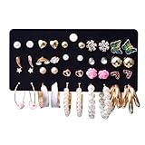 LIFKOME 20pares Pendientes De Flores y Mariposas Pendientes De Botón Para Mujer Elegantes Aretes De Botón Para Diario y Ocasiones Especiales