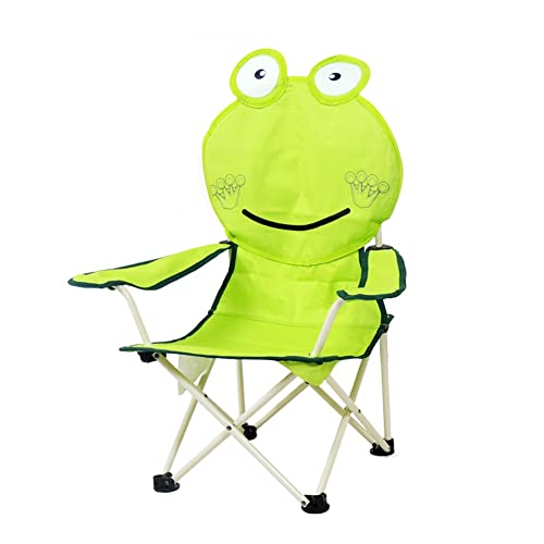 Kinder-campingstuhl Kids Cartoon Outdoor Beach Stuhl Campingstuhl, Tragbarer Klappstuhl Mit Rückenlehne, Robust Und Langlebig