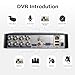 1080P 8CH Surveillance DVR Recorder H.265+ Standalone 6-in-1 CCTV Digital Video Recorder 8 Channel DVR for Security Camera Home Surveillance System, Mobile APP & PC Remote (No Hard Drive)
