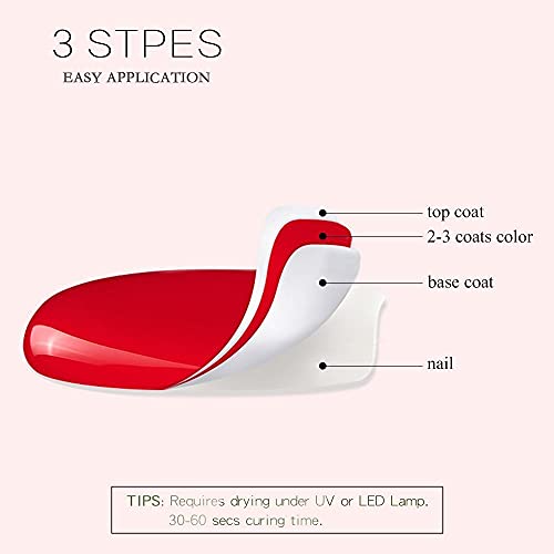 INNICON No Wipe Top Coat 12ml, UV/LED Soak-Off Gel duradero y respetuoso con el medio ambiente Gel de esmalte de u?as… - Imagen 3