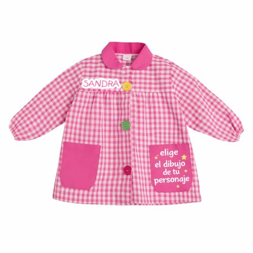 Tartas de pañales y más Babi/mandilón colegio. Personalizado con nombre. VUELTA AL COLE. Batas escolares. Regalos personalizados. Diferentes modelos a elegir