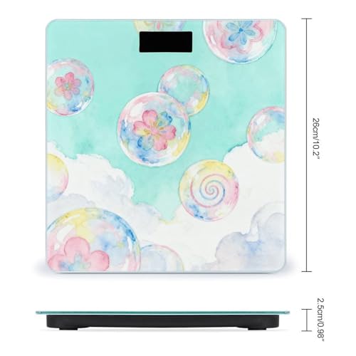 Báscula digital corporal estable y precisa con pantalla LCD miniatura 2