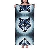 Photo Gallery wxxwxd fierce wolf head - asciugamano da bagno ultra morbido e assorbente (69 x 140 cm), ad asciugatura rapida, in peluche, per bagno, spa, palestra, spiaggia Photo Gallery wxxwxd fierce wolf head - asciugamano da bagno ultra morbido e assorbente (69 x 140 cm), ad asciugatura rapida, in peluche, per bagno, spa, palestra, spiaggia