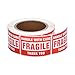 Pacific Mailer 1 Roll 3"x5" Fragile Stickers Handle with Care Warning Packing Shipping Label with Self Adhesive [500 Labels Per Roll]