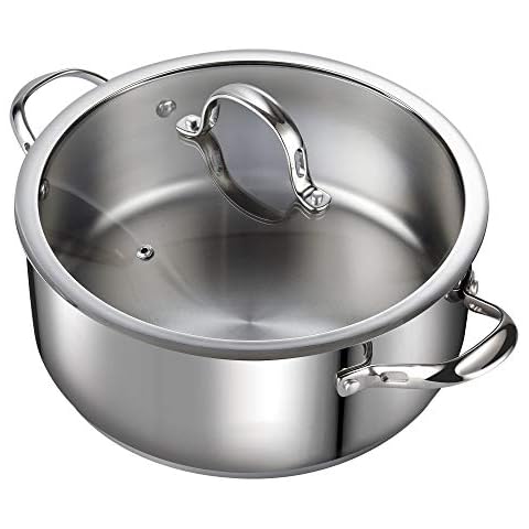 Cooks Standard 7-Quart Stainless Steel Dutch Oven Cover