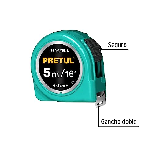 Flexómetro Pretul 5 m 8 Imagen adicional