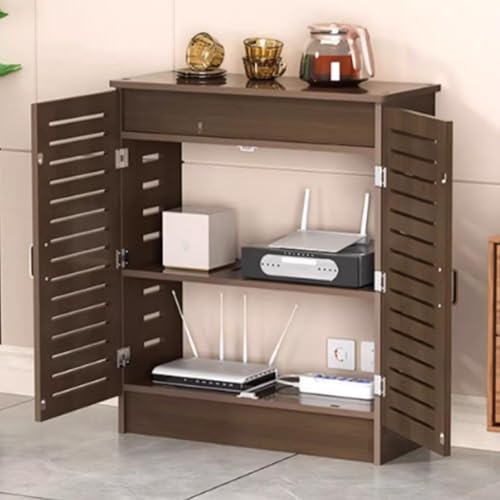 Boîte de rangement pour routeur armoire de sol et rangement câbles