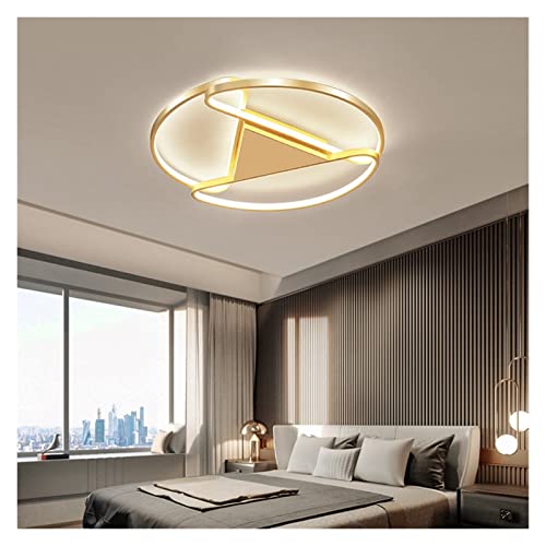 Plafondnier industriel gold LED intensité réglable luxe - 5