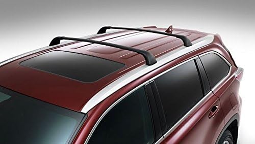 BRIGHTLINES Cross Bars Roof Racks Replacement for 2014-2019 Toyota Highlander (Highlander XLE Limited & SE, Black)