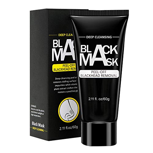 WUXIAN Blackhead Remover Mask, Black Mask, Charcoal Peel Off Mask, Deep Cleansing Facial Mask for Face & Nose For All Skin Types