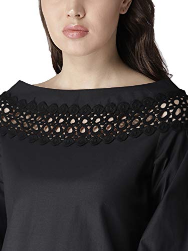Image of Style Quotient Women Black Solid Top