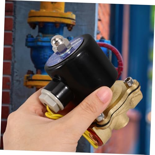 Válvula solenoide de agua de acción directa DN15 1/2 pulgada repuesto de latón DC24V 2W 4